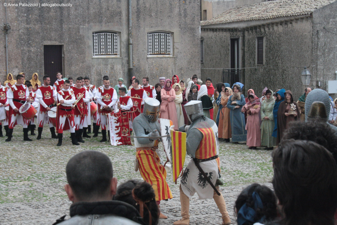 Medieval duel in Erice